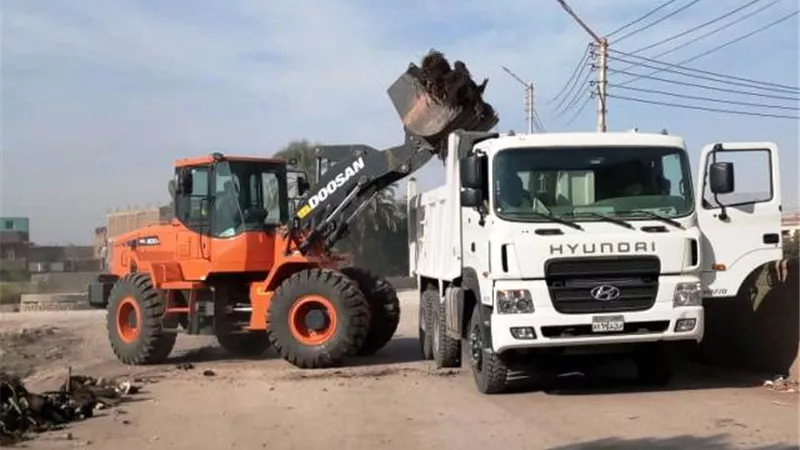 حملات نظافة وتجميل بإسنا والقرنة جنوب وغرب الأقصر.. بالصور