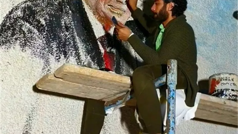 جداريات مهرجان الوان تزين شوارع شرم الشيخ