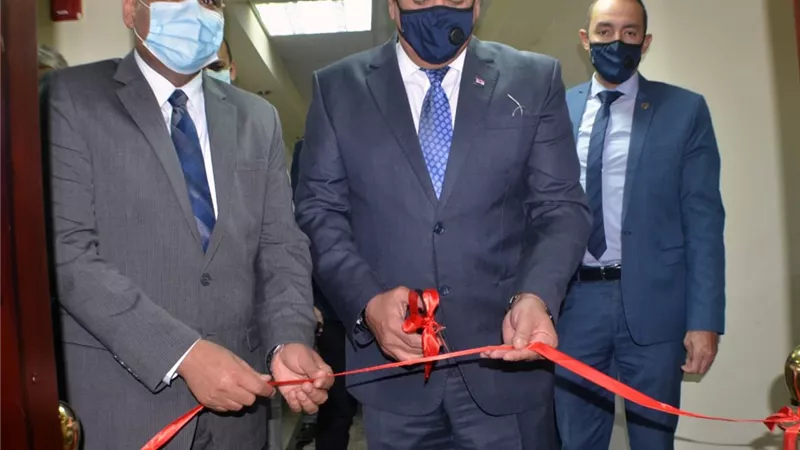 بالصور. .افتتاح مركز معلومات المعهد الروسى المتحد للعلوم النووية فى أكاديمية البحث العلمى