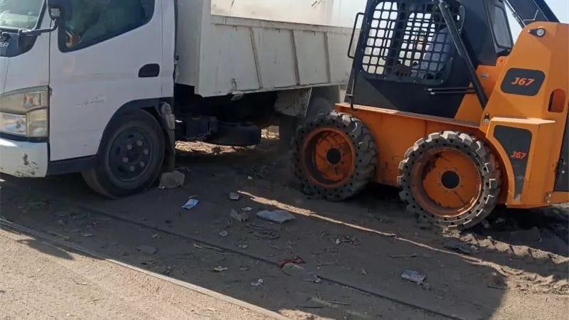 حملة نظافة موسعة بإسنا جنوب الأقصر