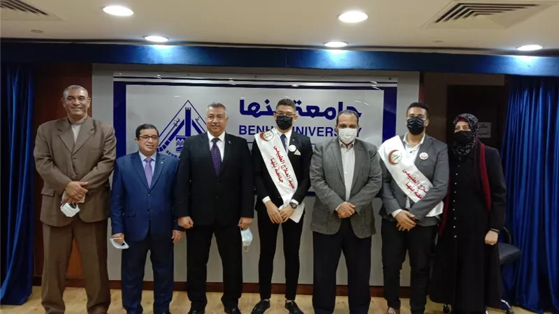 الرفاعى رئيسا لاتحاد طلاب جامعة بنها