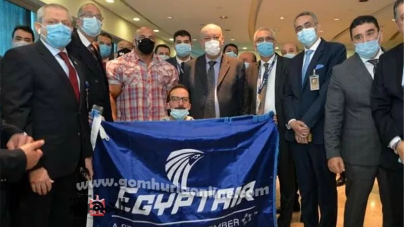 مصر للطيران تستقبل 