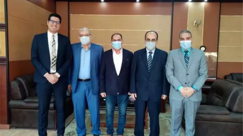 ربيع رئيس اتحاد طلاب جامعة المنصورة وعبد السلام نائب الرئيس