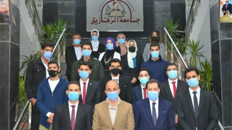 باسم رئيسا لاتحاد طلاب جامعة الزقازيق
