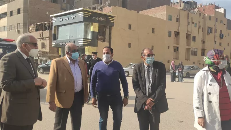 محافظ الجيزة يتفقد أعمال توسعه كوبري ترسا وطريق المحولات