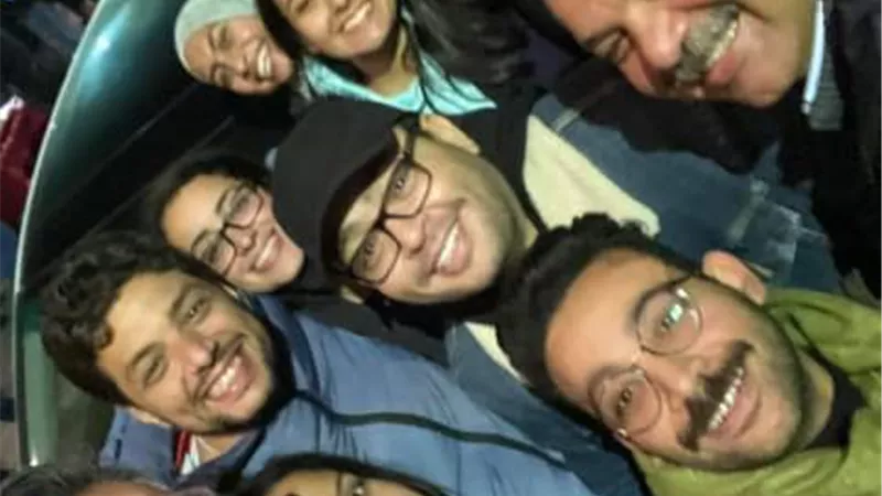 نجوم مسلسل(فى يوم وليلة)يحتفلون بانتهاء العمل