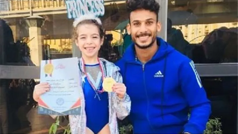لورا شريف تحصد ذهبية بطولة الجمهورية للجمباز الفنى