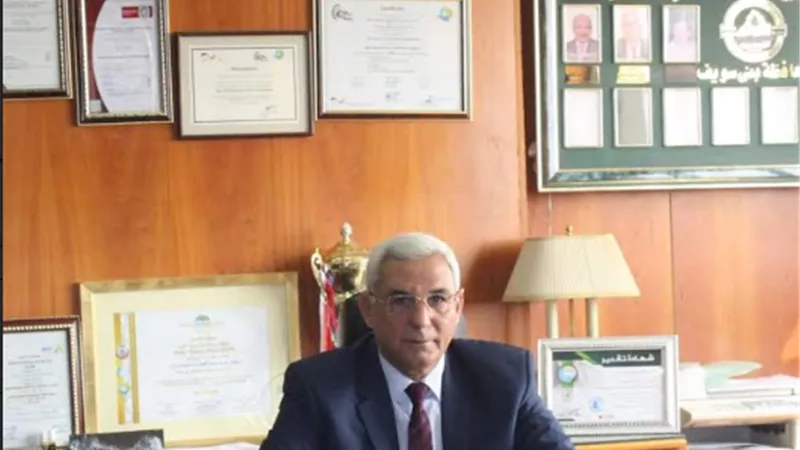 تشغيل عدد من مشروعات الصرف والمياه ببنى سويف