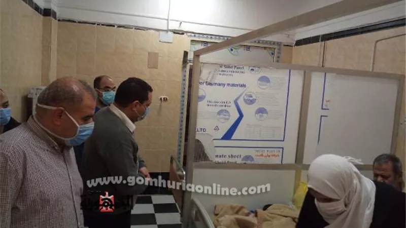 مرور مسائى لوكيل وزارة الصحة بالمنوفية على مستشفى حميات شبين الكوم