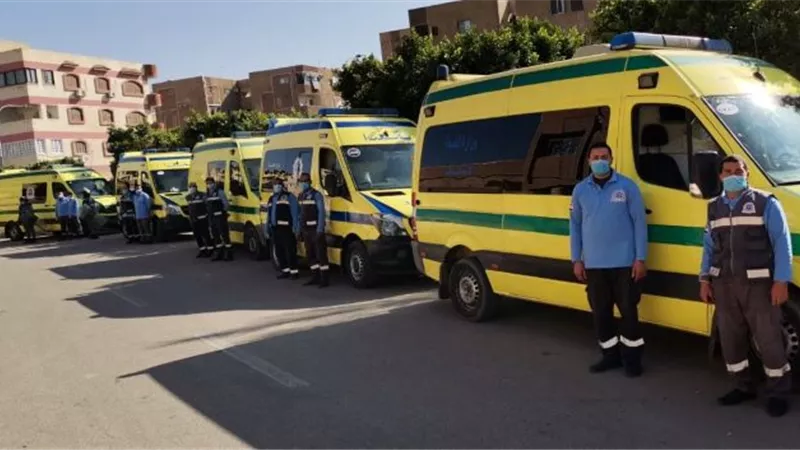 إندلاع حريق هائل بمستشفى فى مدينة العبور