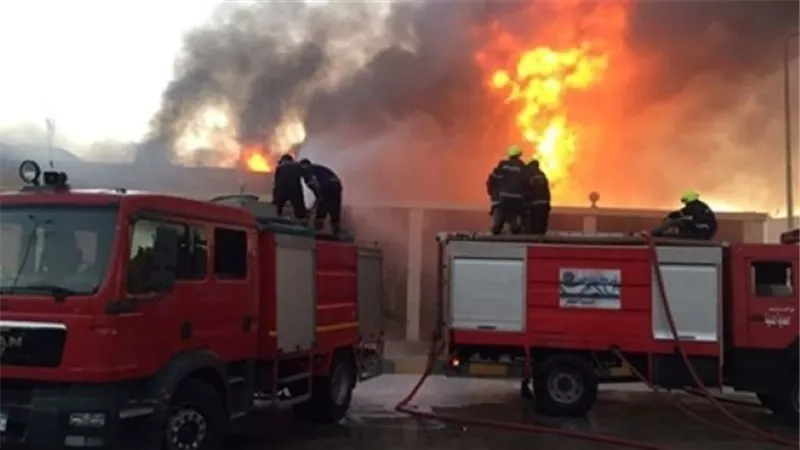 ارتفاع حالات الوفاة والاصابة لـ15 فى حريق هائل بمستشفى داخل مدينة العبور.. بالصور