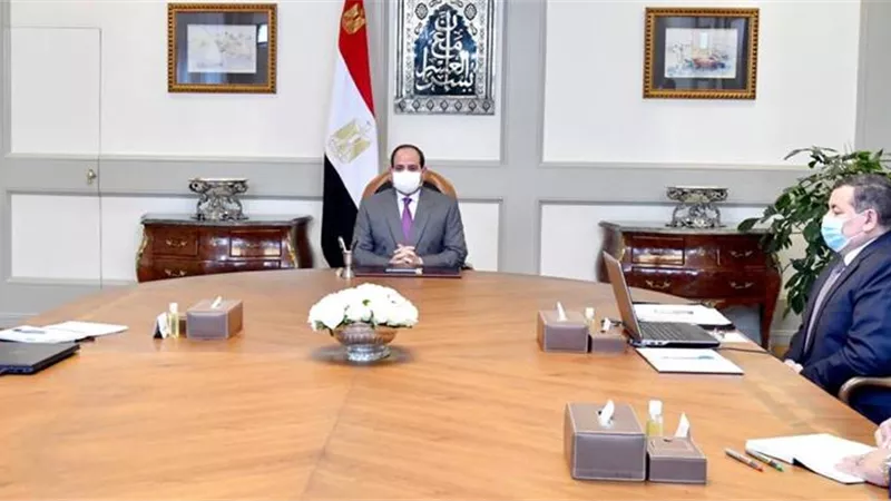 الرئيس السيسى يتابع 