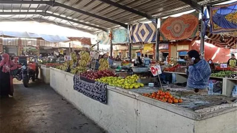 الإشغالات إغتالت تطوير سوق الجمعة بالإسماعيلية.الباعة الجائلين احتلوا الشارع الرئيسي والتجار يشكون الركود.صور