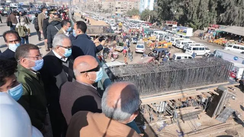 وزير النقل يتفقد أعمال التطوير والصيانة الشاملة للطريق الدائري حول القاهرة الكبرى