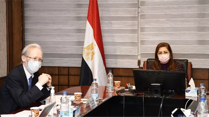 وزيرة التخطيط والسفير الياباني بالقاهرة يبحثان أوجه التعاون المشترك