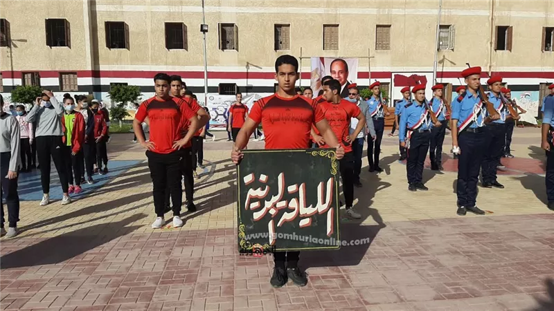 محافظ دمياط تتابع مشروع رفع اللياقة البدنية لطلاب المدارس