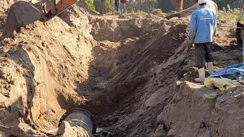 استمرار معاناة 20 قرية فى أسوان بسبب انقطاع المياه 30 ساعة