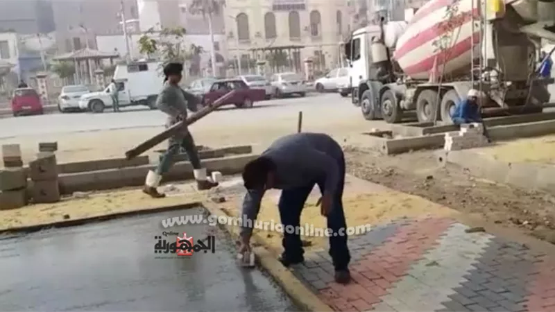 رصف 57 طريقا وشارعا باعتماد 114 مليون جنيه ببنى سويف