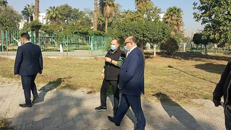 محافظ القاهرة يتفقد حديقة الطفل لمتابعة اعمال تطويرها