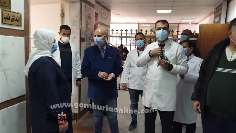 مرور مفاجيء لوكيل وزارة الصحة علي منافذ تقديم الخدمة الطبية بالحسينية..صور