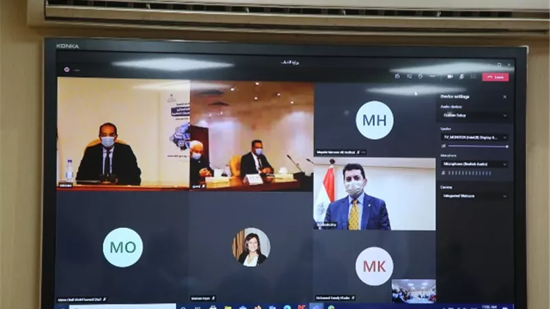عبر الفيديو كونفرانس..وزيرا الشباب والاتصالات يشهدان توقيع بروتوكول لتنفيذ مبادرة مصر الرقمية