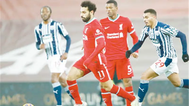 ليفربول يسقط في فخ التعادل مع وست بروميتش