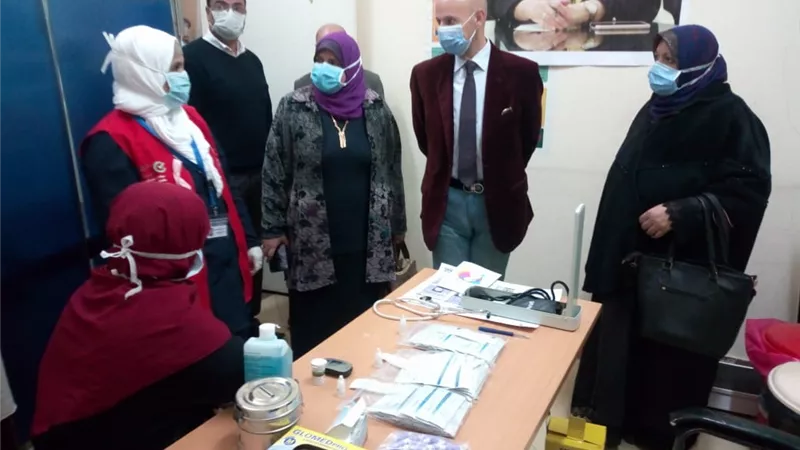 وكيل وزارة الصحة يتابع أعمال المبادرة الرئاسية لدعم صحة الأم والجنين بوحدة شرشيمة بههيا