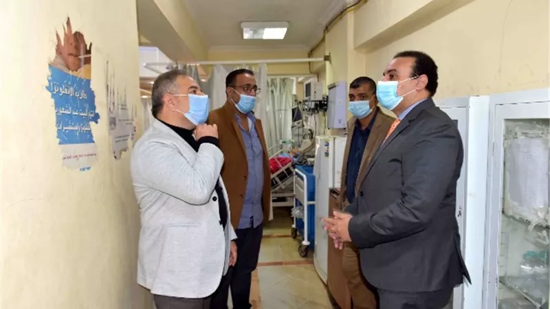 نائب محافظ الأقصر يتفقد مستشفى القرنة المركزى