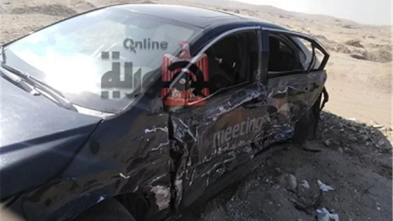 إصابة سائحين بلجيكيين ومترجم مصرى فى حادث تصادم بطريق قنا – الأقصر
