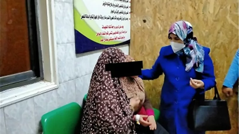 وكيل صحة سوهاج: الرعاية الصحية الكاملة على نفقة الدولة لطفلة السلاسل بساقلته