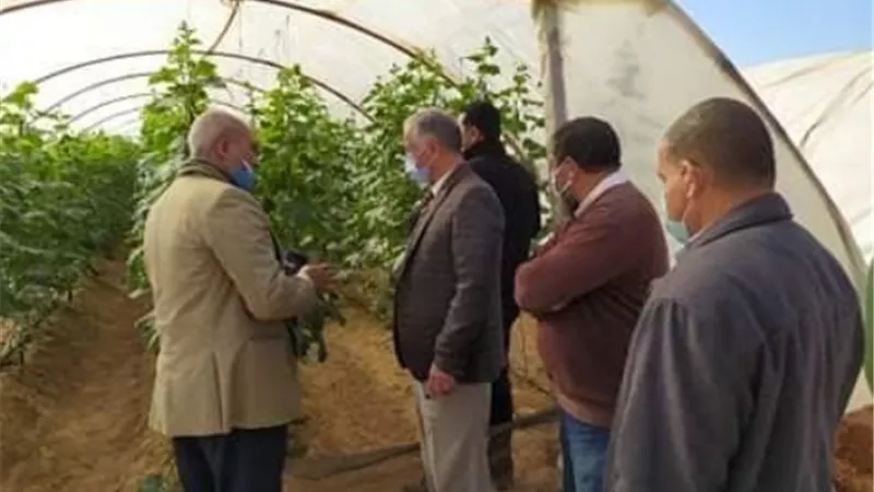 رئيس مركز الداخلة يتفقد أنشطة تنمية مجتمع العوينة بالوادى الجديد