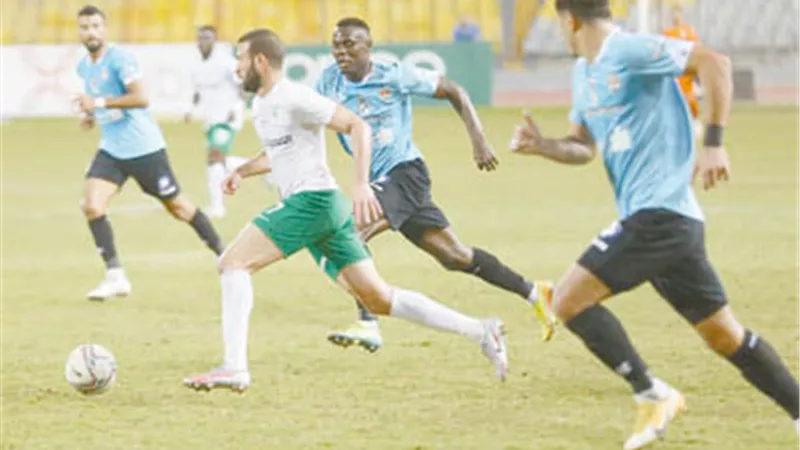 المصري انتزع فوزا غاليا من المحلة