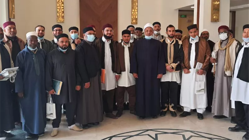 زيارات ميدانية لأئمة ليبيا لمجمع البحوث الإسلامية والمكتبة المركزية بجامعة الأزهر