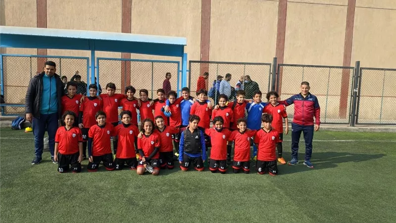 فريق مركز شباب الجزيرة مواليد 2010 يفوز على ايزى سبورت بهدف نظيف