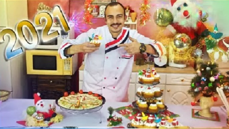 سلطة لاروزس بالسمك والجمبرى و كب كيك لذيذ بالفيديو للشيف وليد السعيد