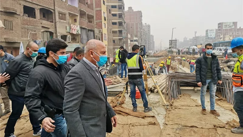 وزير النقل يتابع أعمال التطوير والصيانة الشاملة للطريق الدائري وأعمال نقل المرافق المتعارضة