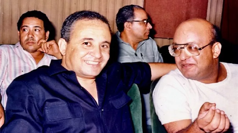خيري بشارة ينعي وحيد حامد بصورة قديمة