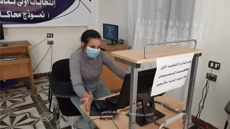اقبال على التصويت فى انتخابات برلمان الشباب بالسويس