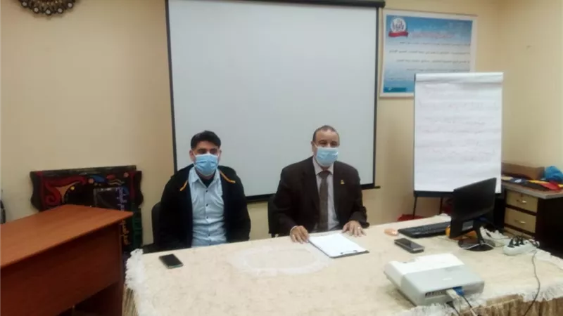 وكيل التعليم بمطروح يبحث سبل ضبط العمل الاداري بمدارس المديرية