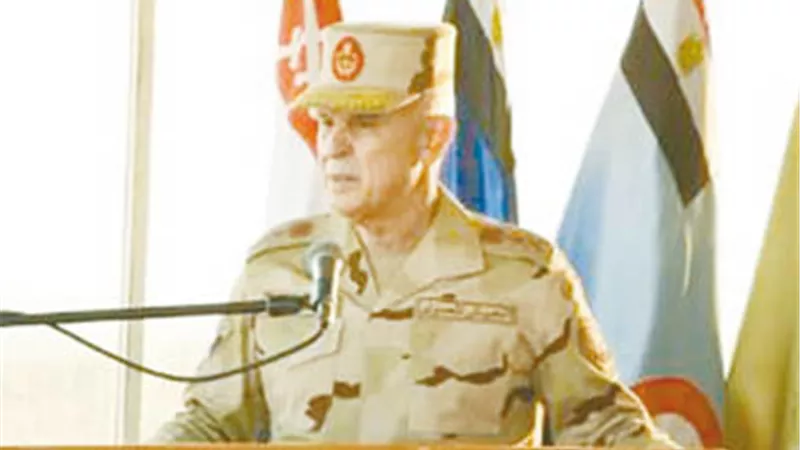 رئيس الأركان يشهد المرحلة الرئيسية لمشروع 