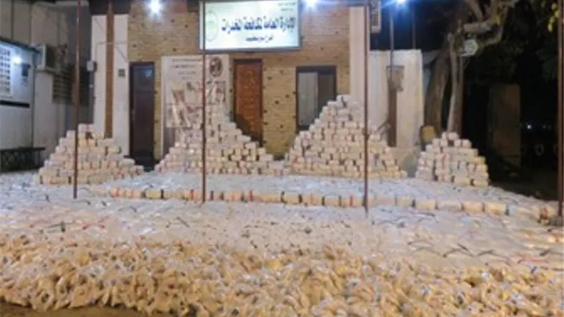 ضبط 8 أطنان حشيش و8 مليون قرص بقيمة نصف مليار جنيه