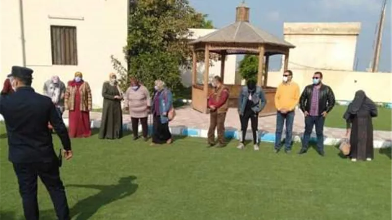 دورة في الحماية المدنية للعاملين بصحة مطروح.صور