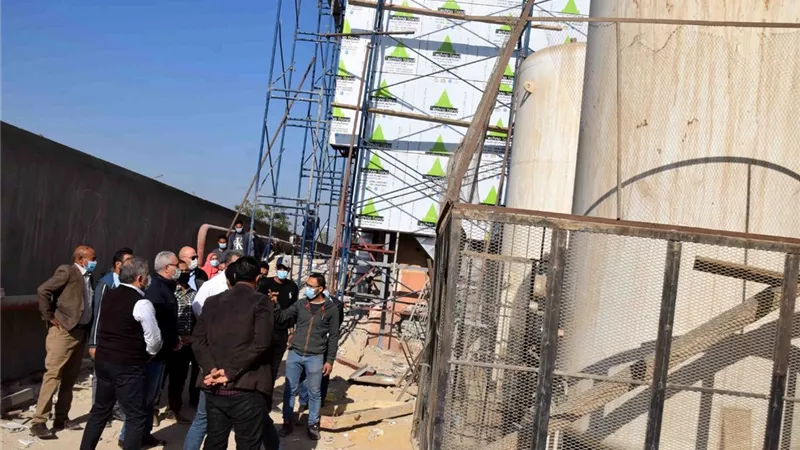 محافظ الأقصر يتفقد أعمال الإنشاءات بمستشفى الكرنك الدولى