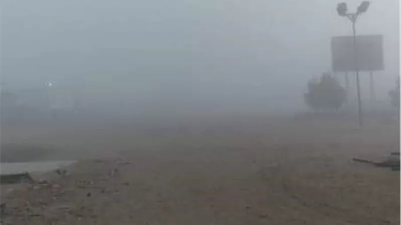 المرور يغلق الطريق الدائرى الإقليمى بسبب الشبورة