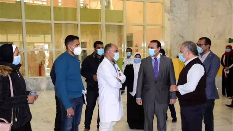 نائب محافظ الأقصر يتفقد عزل العديسات وعدد من المشروعات بمركز الطود