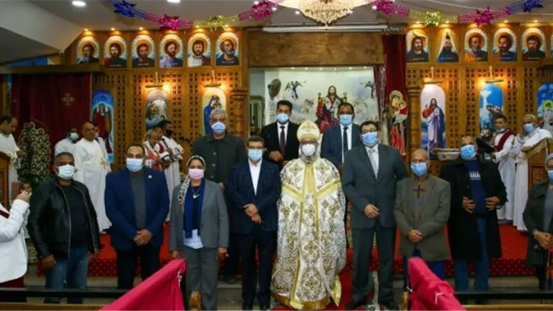 محمد سليمان وقيادات مستقبل وطن بدر يهنئون الأخوة المسيحيين بعيد الميلاد المجيد.. بالصور