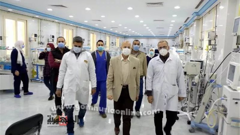 مرور مفاجيء لوكيل وزارة الصحة علي مستشفي ههيا المركزى..صور