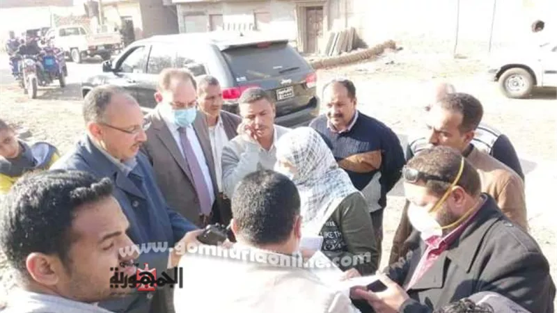 نواب مستقبل وطن بديروط يواصلون متابعتهم لرصف الطرق الداخلية