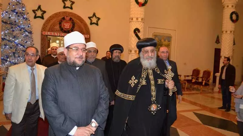 وزير الأوقاف يهنئ البابا تواضروس بمناسبة عيد الميلاد المجيد