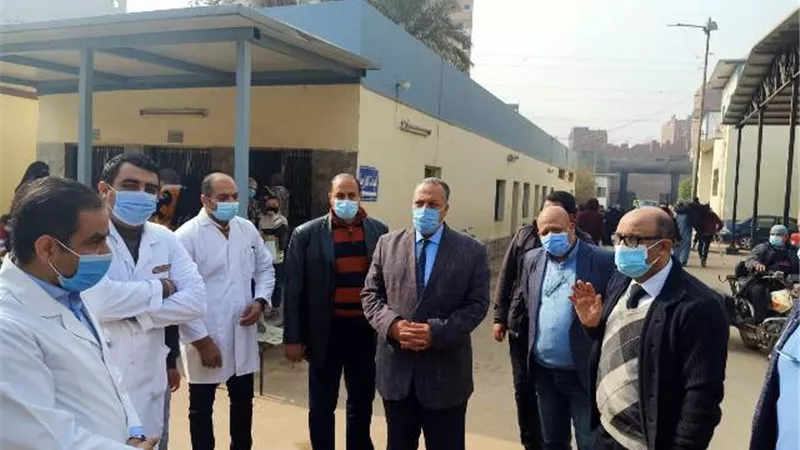 مستشفى الايمان العام مركز تلقي لقاح كورونا بأسيوط .صور